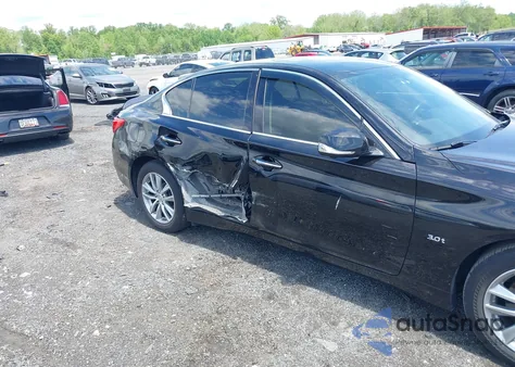 2017 Infiniti Q50 3.0T Premium z USA, uszkodzony, nr VIN JN1EV7AR3HM838351